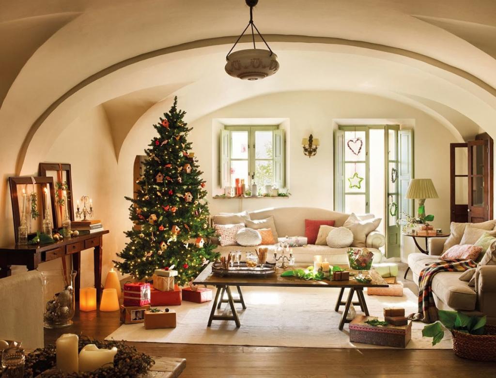 fotosolution-Beautiful-Living-Room Decorating-for-Christmas-Holiday-13