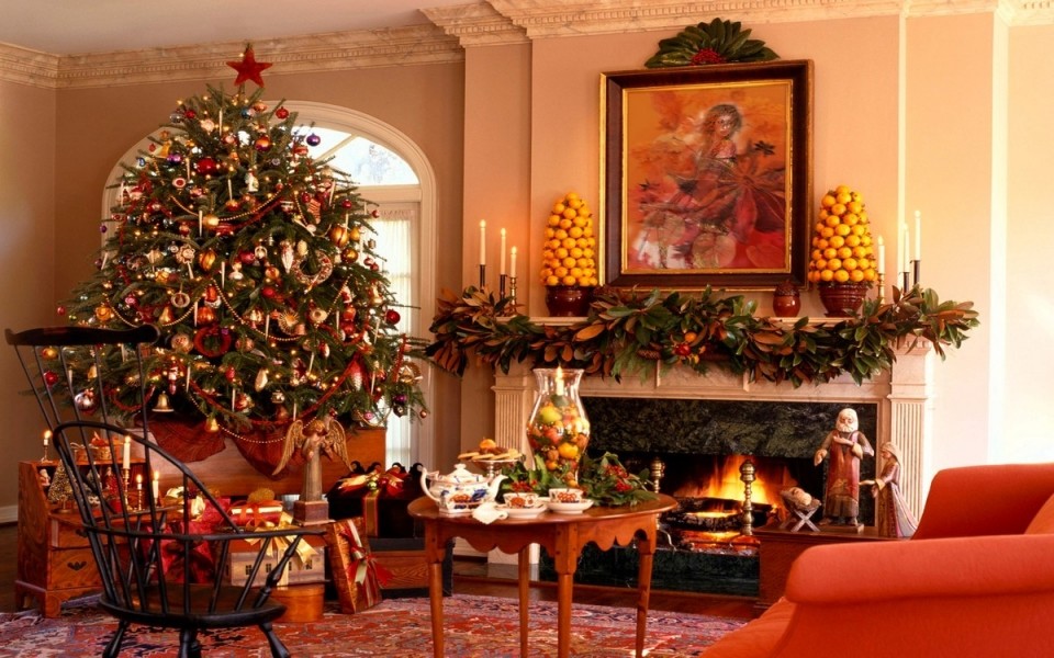 fotosolution-Beautiful-Living-Room Decorating-for-Christmas-Holiday-24